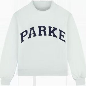Parker White Crewneck Men's Sweater